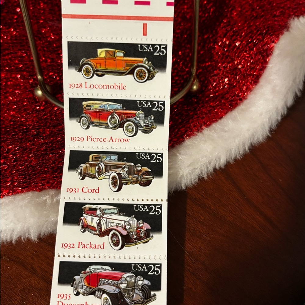 Classic Cars Stamp Set 20 new stamps